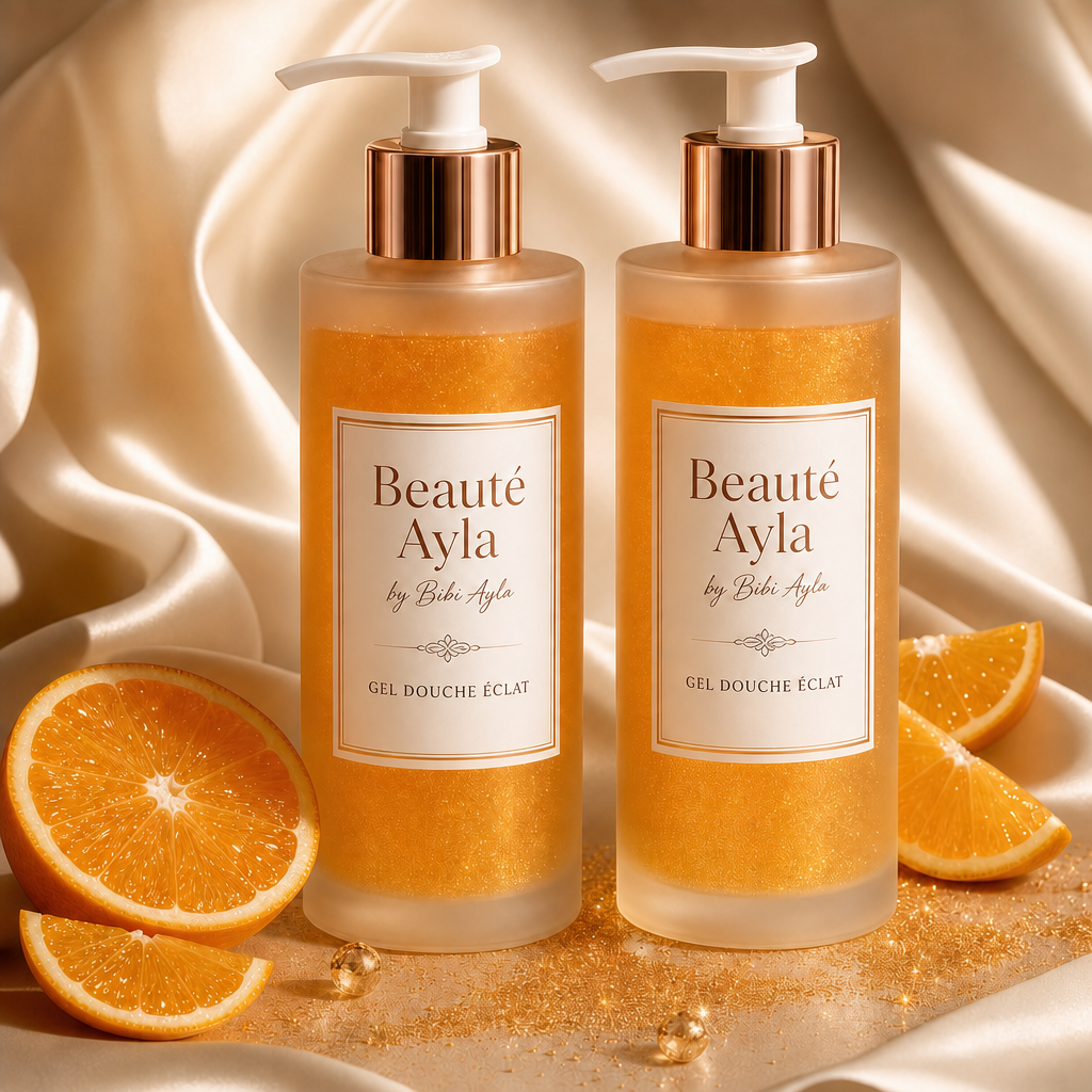 Coffret gel douche éclat vitamine C et collagène Beauté Ayla